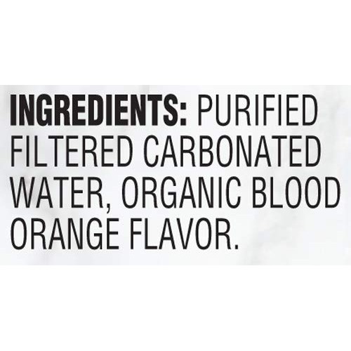 Langers Organic Flavored Sparkling Water, Blood Orange, 12 Ounce