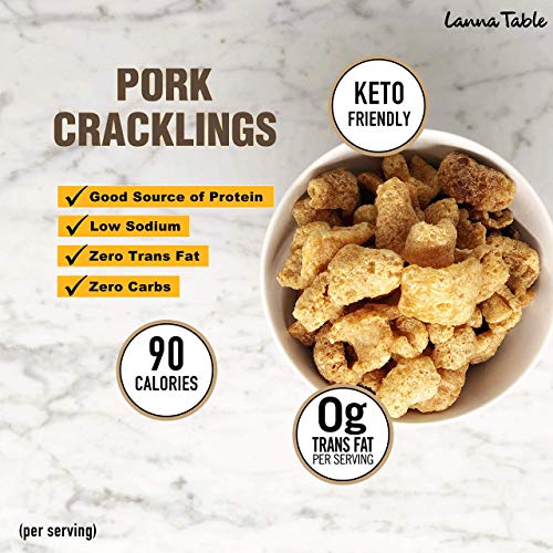 Pork Cracklings, Authentic Southern Flavor, Chicharrones Style,