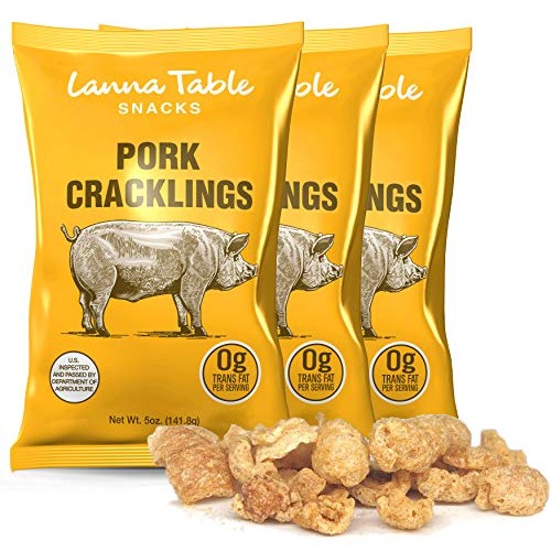 Pork Cracklings, Authentic Southern Flavor, Chicharrones Style,