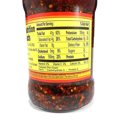 Lao Gan Ma Spicy Chili Crisp Hot Sauce Family/Restaurant Size 24