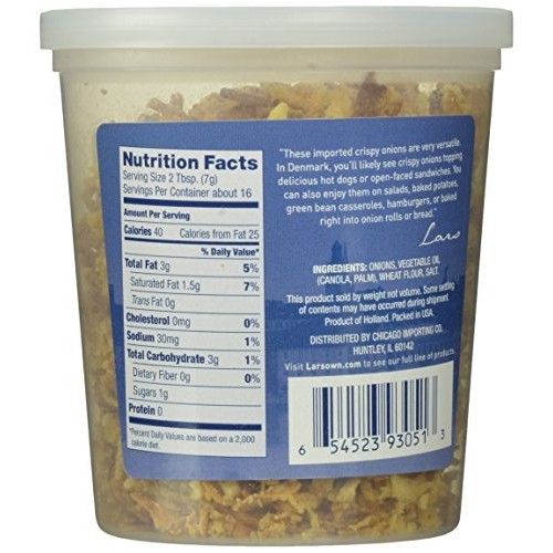 Lars Own Crispy Onions, 4-Ounce Containers 6