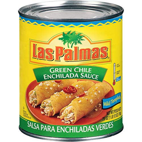 Las Palmas Enchilada Sauce, Medium Green Chile, 28 Ounce Pack O