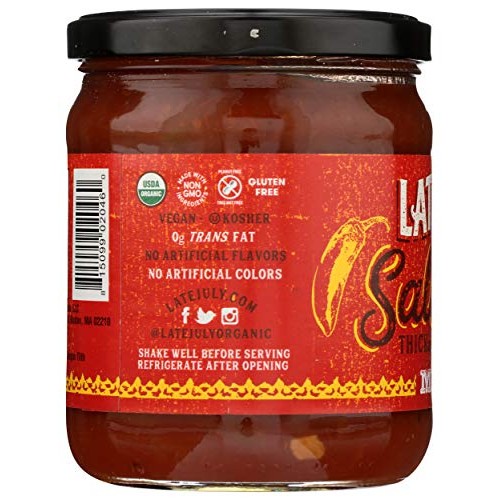Late July, Salsa Mild Organic, 15.5 Ounce
