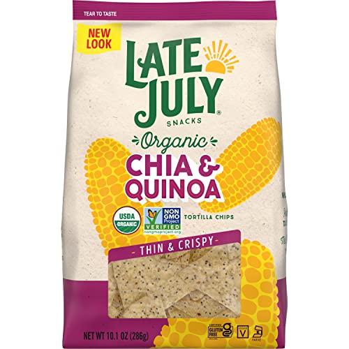 Late July Snacks Chia and Quinoa Thin and Crispy Organic Tortill...