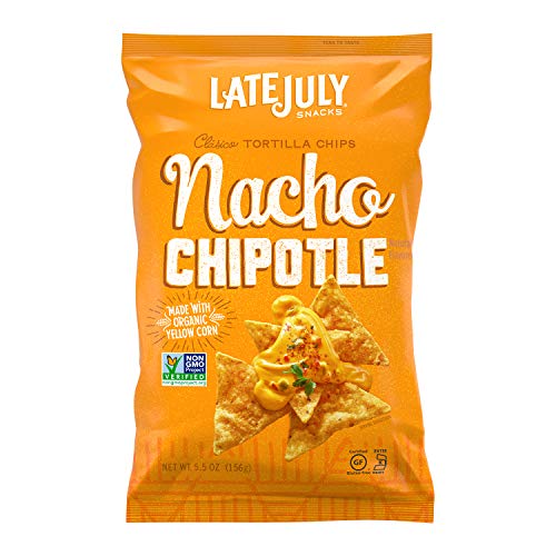 Late July Snacks Clásico Nacho Chipotle Tortilla Chips, 5.5 Oz. Bag