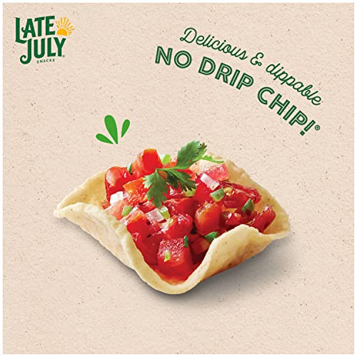 Late July Snacks Organic White Corn Tortilla Chips, 7.4 Oz