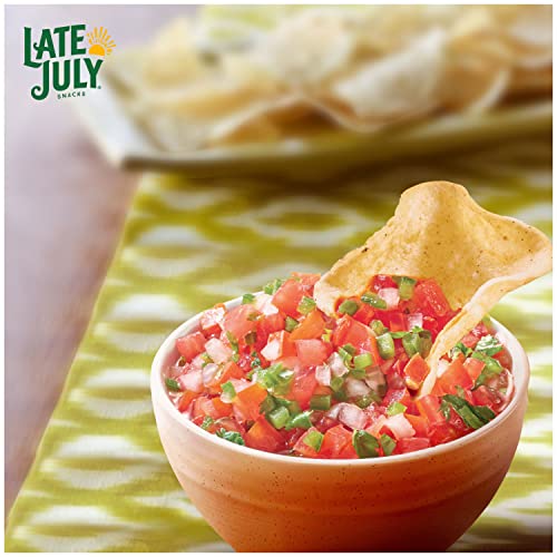 Late July Snacks Organic White Corn Tortilla Chips, 7.4 Oz