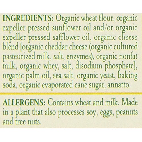 Organic Bite Sized Cheddar Cheese Crackers - Single Serve Snack