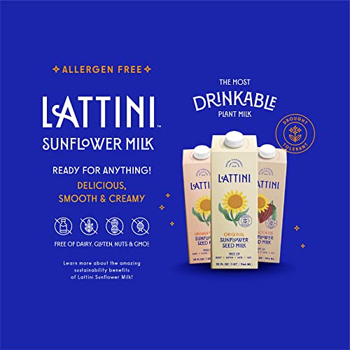 Lattini Variety Pack Non-Dairy Sunflower Milk | Plant-Based, Veg...