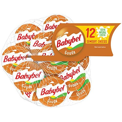 Laughing Cow Mini Babybel Semi-Soft Cheese, Gouda, 7.5 Ounce Pa