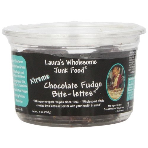 Lauras Wholesome Junk Food Cookie, X-Treme Choc Fudge, 7 Ounce