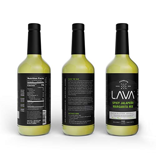 Lava Premium Spicy Jalapeño Margarita Mix By Lava Craft Cocktail