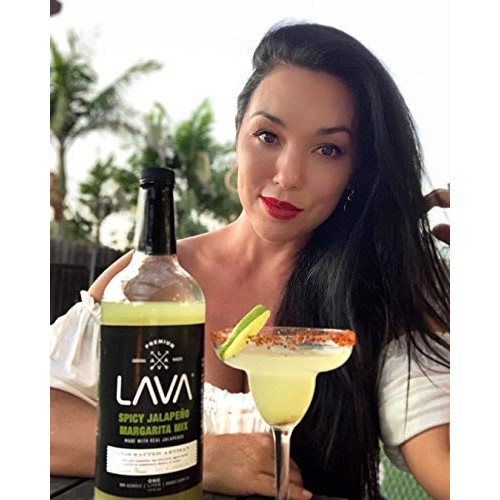 Lava Premium Spicy Jalapeño Margarita Mix By Lava Craft Cocktail