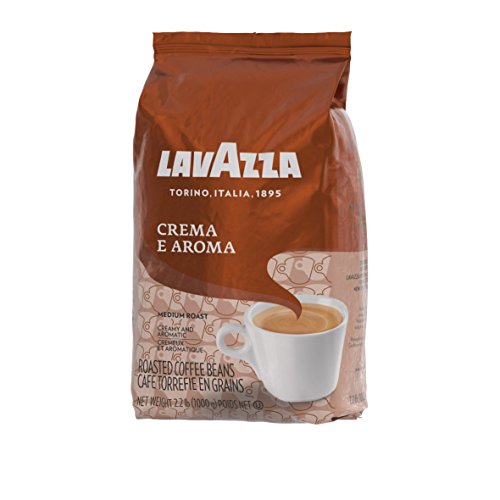 Lavazza Crema E Aroma Whole Bean Coffee Blend, Medium Roast, 2.2