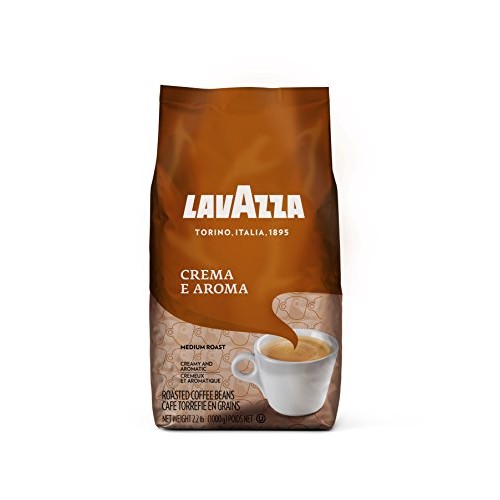Lavazza Crema E Aroma Whole Bean Coffee Blend, Medium Roast, 2.2