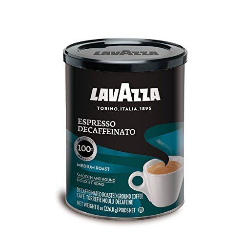 Lavazza Decaffeinated Espresso Ground Coffee, 8 Ounce Pack Of 2