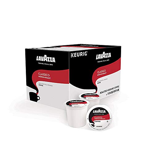 Lavazza Classico Single-Serve Coffee K-Cups For Keurig Brewer, M