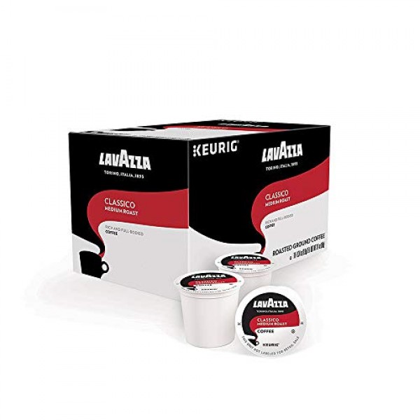Lavazza Classico Single-Serve Coffee K-Cups for Keurig Brewer, M...