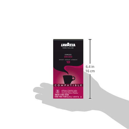 Lavazza Deciso Espresso Dark Roast Capsules Compatible With Nesp