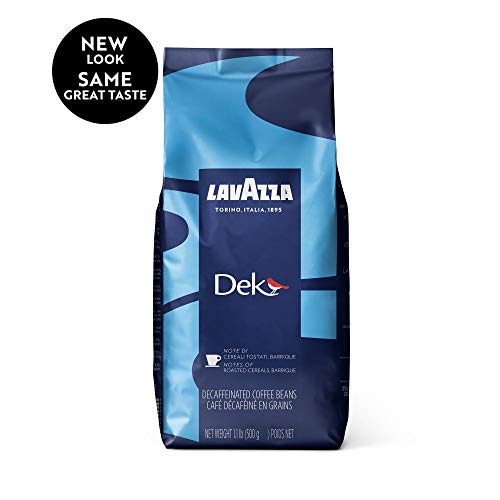Lavazza Dek Whole Bean Coffee Blend, Decaffeinated Dark Espresso Lavazza Dek Whole Bean Coffee Blend, Decaffeinated Dark Espresso