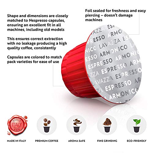 Lavazza Espresso Capsules Compatible With Nespresso Original Mac Lavazza Espresso Capsules Compatible With Nespresso Original Mac