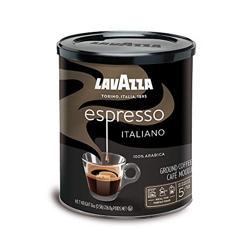 Lavazza Espresso Italiano Ground Coffee Blend, Medium Roast, 8-O Lavazza Espresso Italiano Ground Coffee Blend, Medium Roast, 8-O