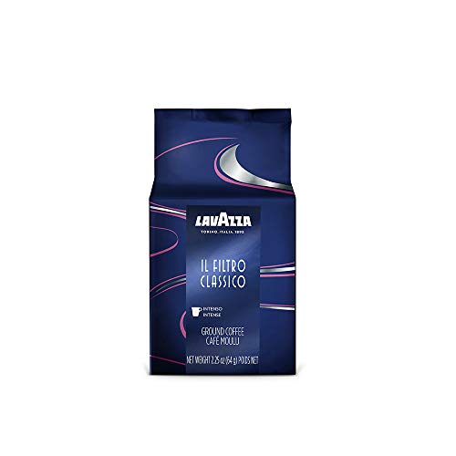 Lavazza Il Filtro Classico Dark Roast Ground Coffee 64G Brick P