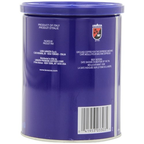 Lavazza In Blu Espresso Ground Coffee Blend, Medium Espresso Roa