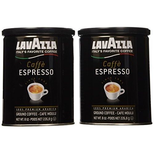Lavazza Italian Coffee, Caffe Espresso, 100% Premium Arabica Gro