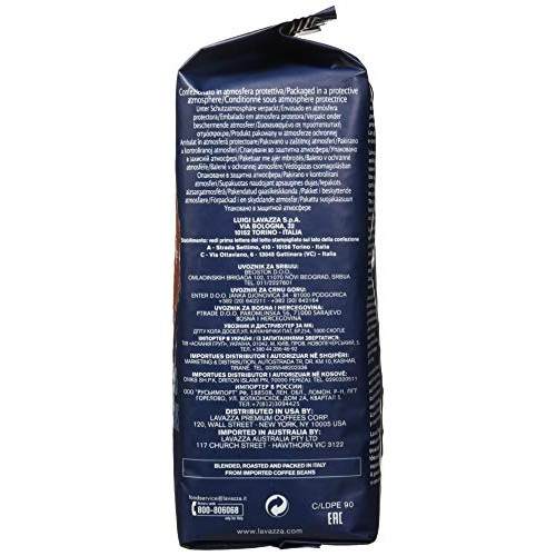 Lavazza Italian Super Crema Espresso Whole Bean Value Pack 3