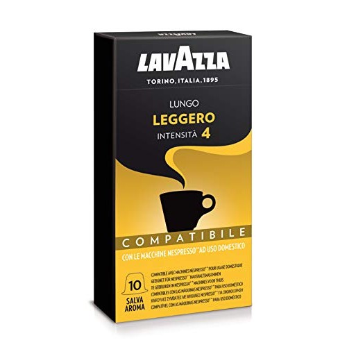 Lavazza Leggero Lungo Medium Roast Capsules Compatible With Nesp