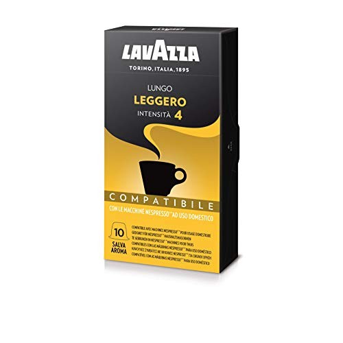 Lavazza Leggero Lungo Medium Roast Capsules Compatible With Nesp