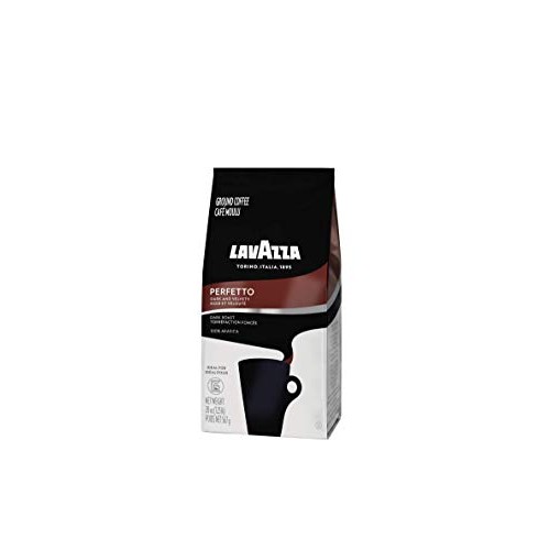 Lavazza Perfetto Ground Coffee Blend, Dark Roast, 20 Oz, Perfett