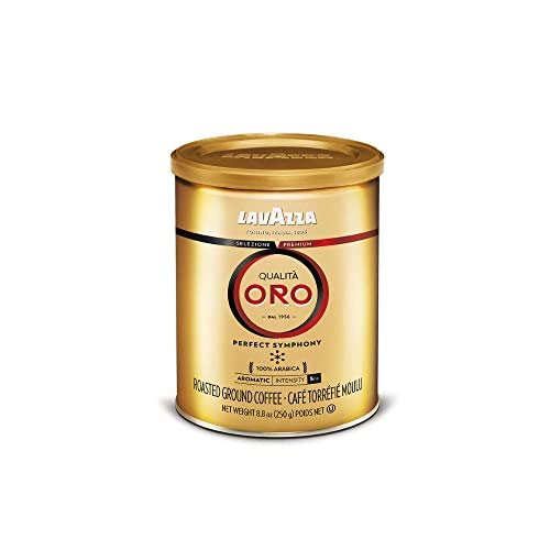 Lavazza Qualita Oro Ground Coffee Blend, Medium Roast, 8.8-Ounce