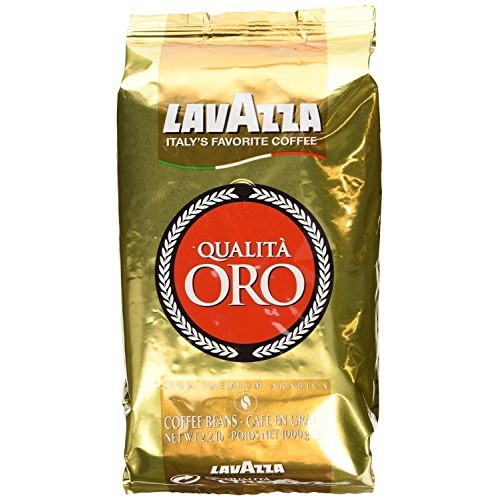 Lavazza Qualita Oro Italian Coffee Whole Beans 2Lb Pack Of 2