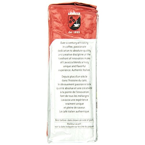 Lavazza Qualita Rossa Ground Coffee Blend, Medium Roast, 8.8-Oun