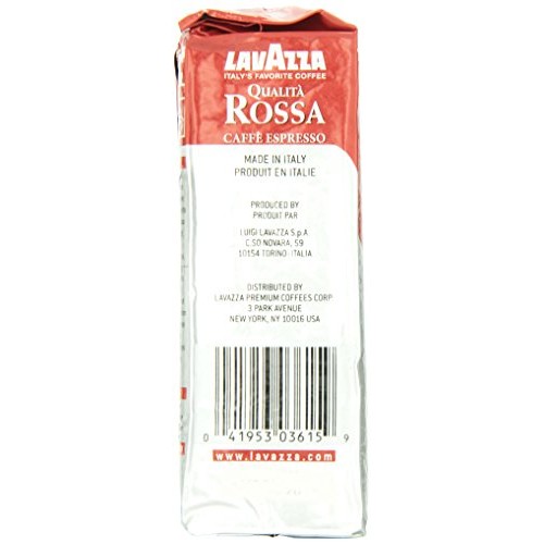 Lavazza Qualita Rossa Ground Coffee Blend, Medium Roast, 8.8-Oun