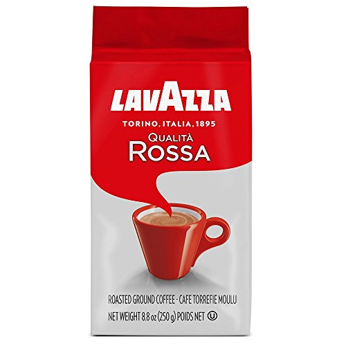 Lavazza Qualita Rossa Ground Coffee Blend, Medium Roast, 8.8-Oun