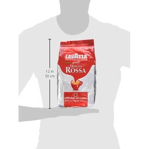 Lavazza Qualita Rossa, Italian Coffee Beans Expresso, 2.2Lb