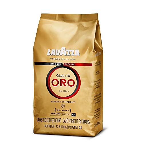 Lavazza Qualita  Oro Whole Bean Blend, Medium Roast, 2.2 Pound