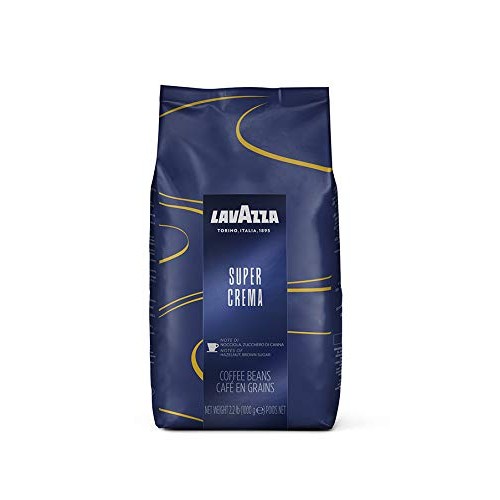 Lavazza Super Crema Whole Bean Coffee Blend, Medium Espresso Roa
