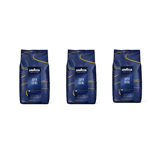 Lavazza Super Crema Whole Bean Coffee Blend, Medium Espresso Roa