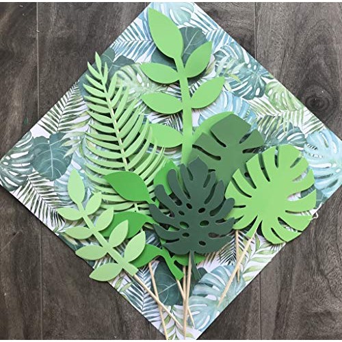 Laventy 10 Pcs Jungle Safari Animal Cake Toppers Picks Jungle An