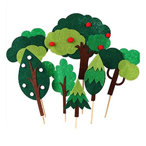 Laventy 14 Pcs Woodland Animal Cupcake Toppers Woodland Theme Cu