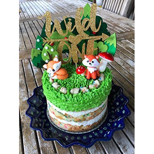 Laventy 14 Pcs Woodland Animal Cupcake Toppers Woodland Theme Cu
