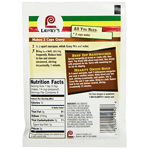 Lawrys Au Jus Gravy, 1 Oz