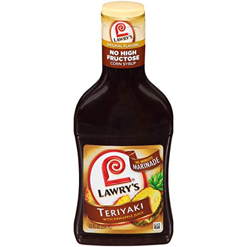 Lawrys Teriyaki With Pineapple Juice Marinade, 12 Fl Oz