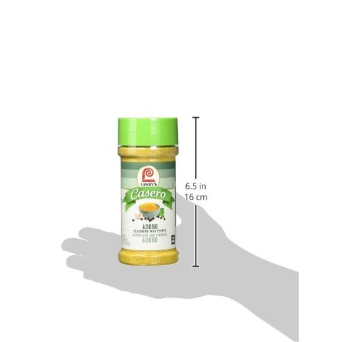 Lawrys Casero Adobo Seasoning With Pepper, 14.37 Oz Pack Of 12