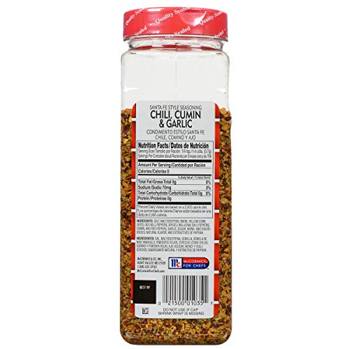 Lawrys Chili, Cumin &Amp; Garlic Santa Fe Style Seasoning, 19 Oz