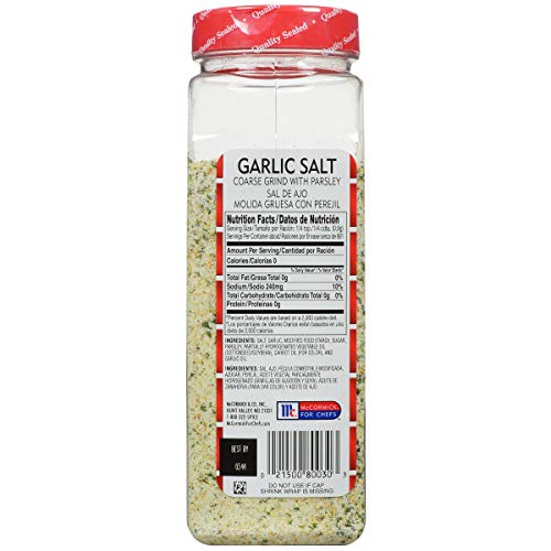 Lawrys Coarse Grind With Parsley Garlic Salt, 28 Oz